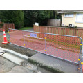 1.2M High Visibility Orange Temporary Security Fence Panels For Roadside and Footpath